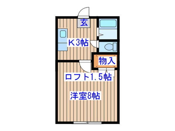 ベルハイツ幸町の物件間取画像